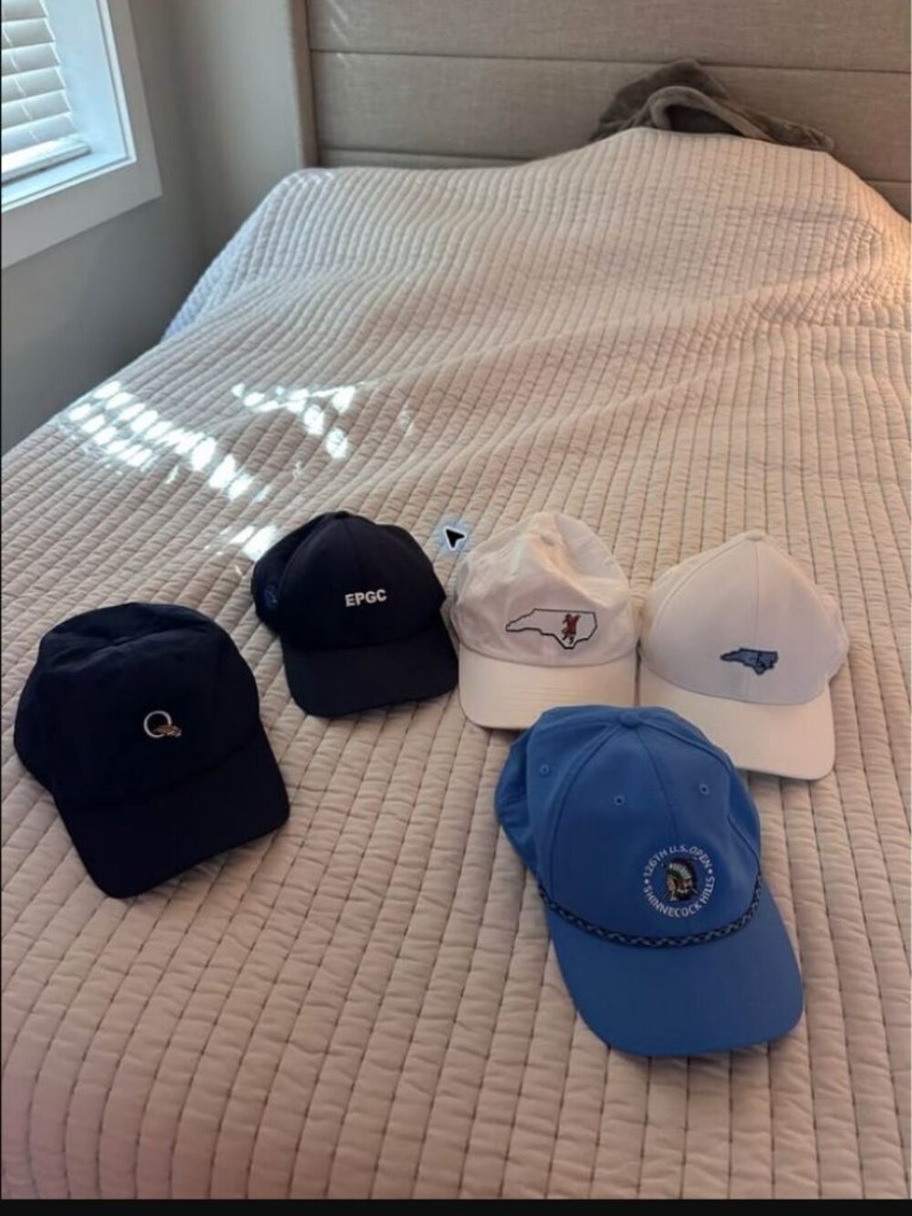 Golf Hat Lot of 5 - G/FORE, U.S. Open, Pinehurst, EPGC